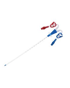 Hemodialysis catheter kit 13.5 FR, 2 lumen, curved, 20 cm